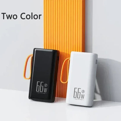 Power Bank 20000mAh with 66W PD Fast Charging Powerbank Portable Charger External Battery Pack for iPhone Huawei Xiaomi Samsung