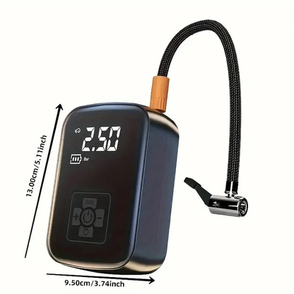 Electric Tire Inflator Wireless Air Compressor for Motorcycle,Bicycle,Boat,Car Tires, Balls